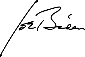 Joe biden is the 46th president of the united states. File Joe Biden Signature Svg Wikimedia Commons