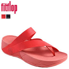 Fitting Flop Fitflop Sandals 3 Color 296 001 296 258 Sling Webbing Cotton Leather Sling Ladys