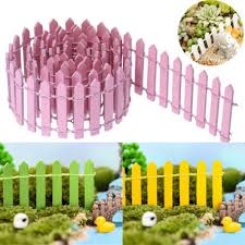 Miniature Wood Fence Doll House Garden