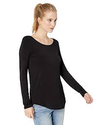 Daily Ritual Womens Jersey Long Sleeve Scoop Neck Tunic