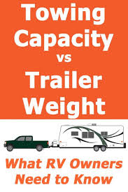 Towing Capacity And Trailer Weight What Rv Owners Need To