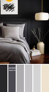 charcoal and grey bedroom colour scheme