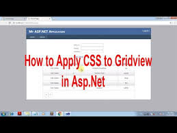 gridview formatting using css asp net