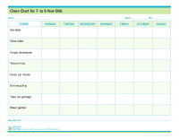Chore Charts And Chore Lists Schoolfamily