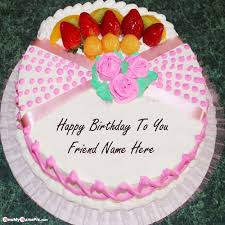 birthday cake wishes for best friend