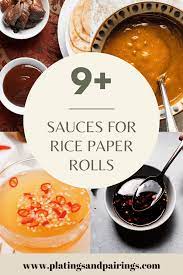 9 dipping sauces for rice paper rolls