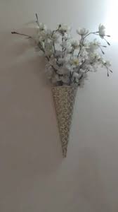 Little Miss Florist Wall Conical Vase