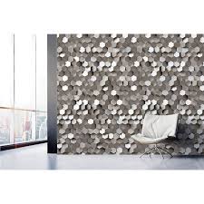 grandeco 3d grey digital wallpaper