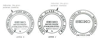 deciphering seiko case back information