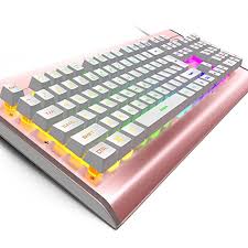 Reviews there are no reviews yet. Irealist Led Version Backlit Rainbow Led Keyboard With Mechanical Feeling Gaming Keyboard 104 Key For Office Industrial Computer Rose Gold Pricepulse