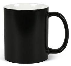 The matte black finish is a dull or satin black pigment which is applied to the surface of brass, steel or iron. Pack Of 1 Matte Black Colour Changing Sublimation Mug Coralgraph
