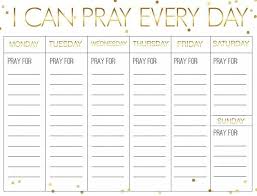Prayer Chart Kids Calendar Sunday School Lessons Bible