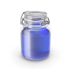 Glass Jar With Blue Png Images