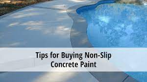 concrete paint non slip concrete