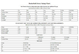 Adidas Basketball Jersey Size Chart Bedowntowndaytona Com