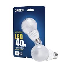 Cree 40w Equal Soft White 2700k A19 Dimmable Led Light Bulb Ba19 45027omf Cheap Led Lights Dimmable Led Lights Cree Light Bulbs