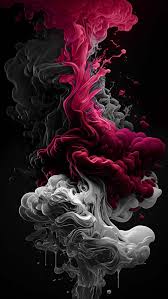 tri colour smoke iphone wallpaper hd