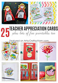 25 awesome teacher appreciation cards