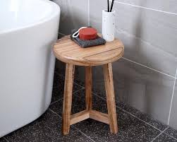 Round Stool Rustic Wooden Side Table
