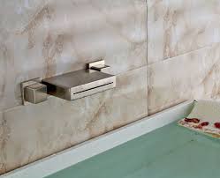 wall mount square dual handle led bath