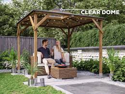 8x8 Erin Open Gazebo With Dome From The