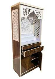 white wooden temple cabinet