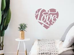 Love Heart Stencil Art And Wall