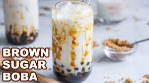easy brown sugar boba milk tea