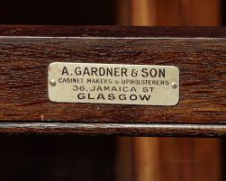 long oak bookcase by gardners of