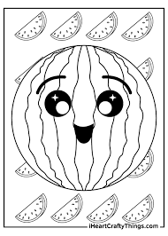 Printable watermelon coloring pages free. Watermelon Coloring Pages Updated 2021