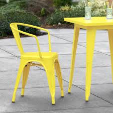 Yellow Outdoor Arm Chair