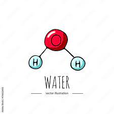 hand drawn doodle water chemical