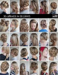 Alright, so you've come to us to learn how to braid, eh? Wonderful 30 Ways For 30 Braids