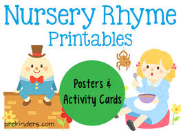 Nursery Rhyme Printables Prekinders