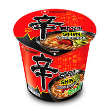 shin ramyun cup noodle soup world of shin