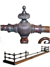 Fireplaces Andirons Antique Brass