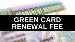 green card renewal fee the correct fee