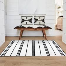my magic carpet stripe black and white