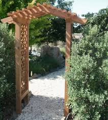 Build An Arbor With Pitched Rafters
