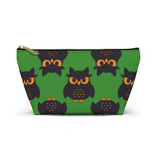 halloween owl accessory pouch pencil
