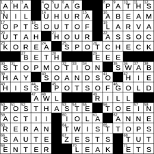 young acolytes crossword clue archives