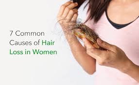 7 common causes of hair loss in women