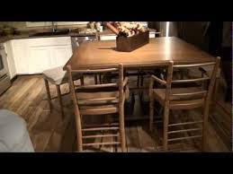 What makes this house unique. Paula Deen Down Home Rectangular Square Counter Height Pedestal Dining Table Oatmeal Finish Youtube