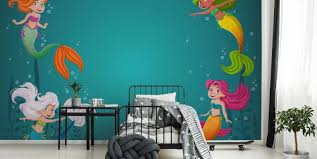 Mermaid Wallpaper Wallsauce Us