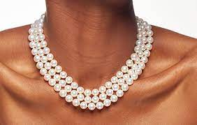 pearls necklaces rings earrings
