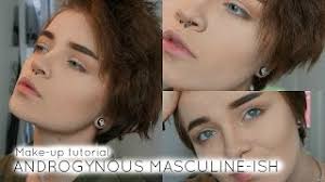 androgynous masculine ish makeup