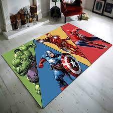 super hero rug marvel rug captain