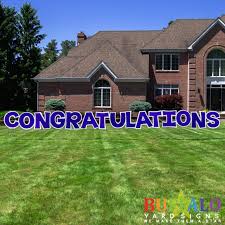 This is a deeper look into how i make a plastic letter or themes. Mini Congratulations Yard Sign Buffalo Yard Signs