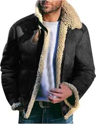 Winter Fleece Coat Suede Jacket