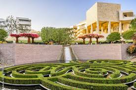 Getty Center At Sunset Stock Photo